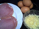 Ingrédients pour la recette : Oeufs au bacon
