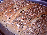 Image : Pain aux dattes et aux lardons