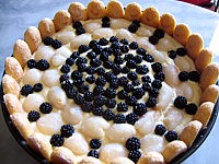 Image : Tiramisu aux mûres et litchies