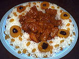 Image : Veau au riz et aux épices