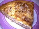 Quiche au munster et au chou