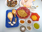 Ingrédients pour la recette : Poulet aux figues et au miel à la marocaine