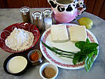 Ingrédients pour la recette : Tofu aux épices