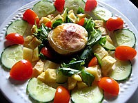Salade au rocamadour