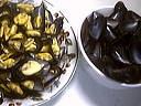 Salade d'épinards tièdes aux moules et son coulis de ciboulette - 9.1