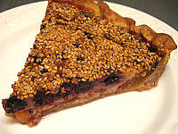 Image : Quiche aux prunes et aux mures