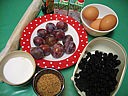 Ingrédients pour la recette : Quiche aux prunes et aux mures