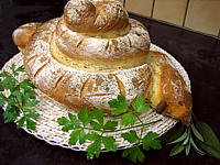 Image : Pain escargot à l'ail