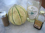 Ingrédients pour la recette : Soupe de melon au Floc de Gascogne