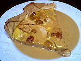 Image : recette Tarte aux pommes et raisins secs