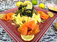Image : Tagliatelles au citron et à la truite fumée