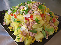 Image : Salade de thon et poivrons