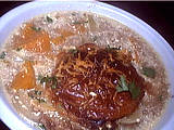 Soupe de potiron au pain