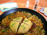 Image : Potage chou chinois et sa boulette de porc