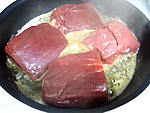 Pavés d'autruche sauce madère - 18.1