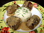 Pavés d'autruche sauce madère - 20.1