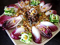 Image : Veau au miel en salade