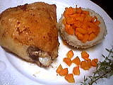 Image : Poulet aux carottes et artichauts