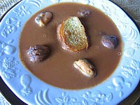 Image : Soupe de poisson aux châtaignes