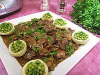 Image : Rognons de veau sautés aux cèpes et au Pellegrino