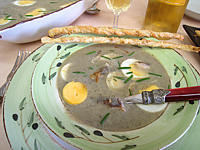 Cuisine diététique : Velouté de fèves aux harengs