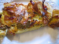 Image : Pain perdu au jambon et reblochon