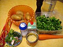 Ingrédients pour la recette : Velouté de mâche