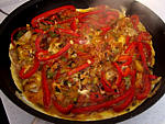 Omelette aux oignons et au poivron - 9.2
