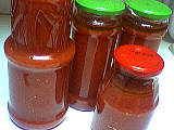 Conserve de coulis de tomates