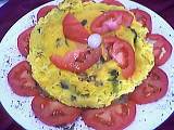 Au micro-ondes : Omelette aux épinards