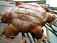 Image : Pain aux oignons en forme de tortue