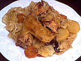 bière : Poulet au chou