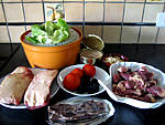 Ingrédients pour la recette : Salade Landaise aux rillettes