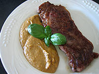 Image : Purée de champignons aux patates douces