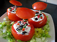 Image : Tomates farcies aux fromages