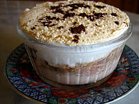 Image : Lait fraises au chocolat et meringue