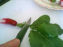 Omelette aux feuilles de radis - 1.1