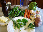 Ingrédients pour la recette : Soupe de légumes aux navets
