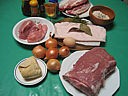Ingrédients pour la recette : Terrine de campagne au foie gras