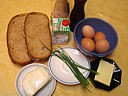 Ingrédients pour la recette : Oeufs brouillés à la mozzarella