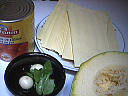 Ingrédients pour la recette : Lasagnes aux courgettes