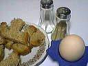 Ingrédients pour la recette : Oeuf à la coque