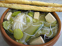 Image : Soupe chinoise au tofu