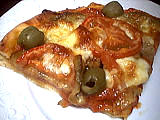 Image : Pizza à l'aubergine