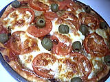 Image : Pizza à l'aubergine