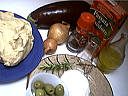 Ingrédients pour la recette : Pizza à l'aubergine