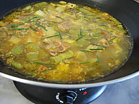Image : Soupe au lard et patates douces