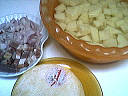 Ingrédients pour la recette : Tartiflette