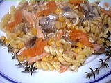 Image : Pâtes au saumon fumé