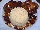 Image : Poulet au gingembre et au soja au parfum de chine